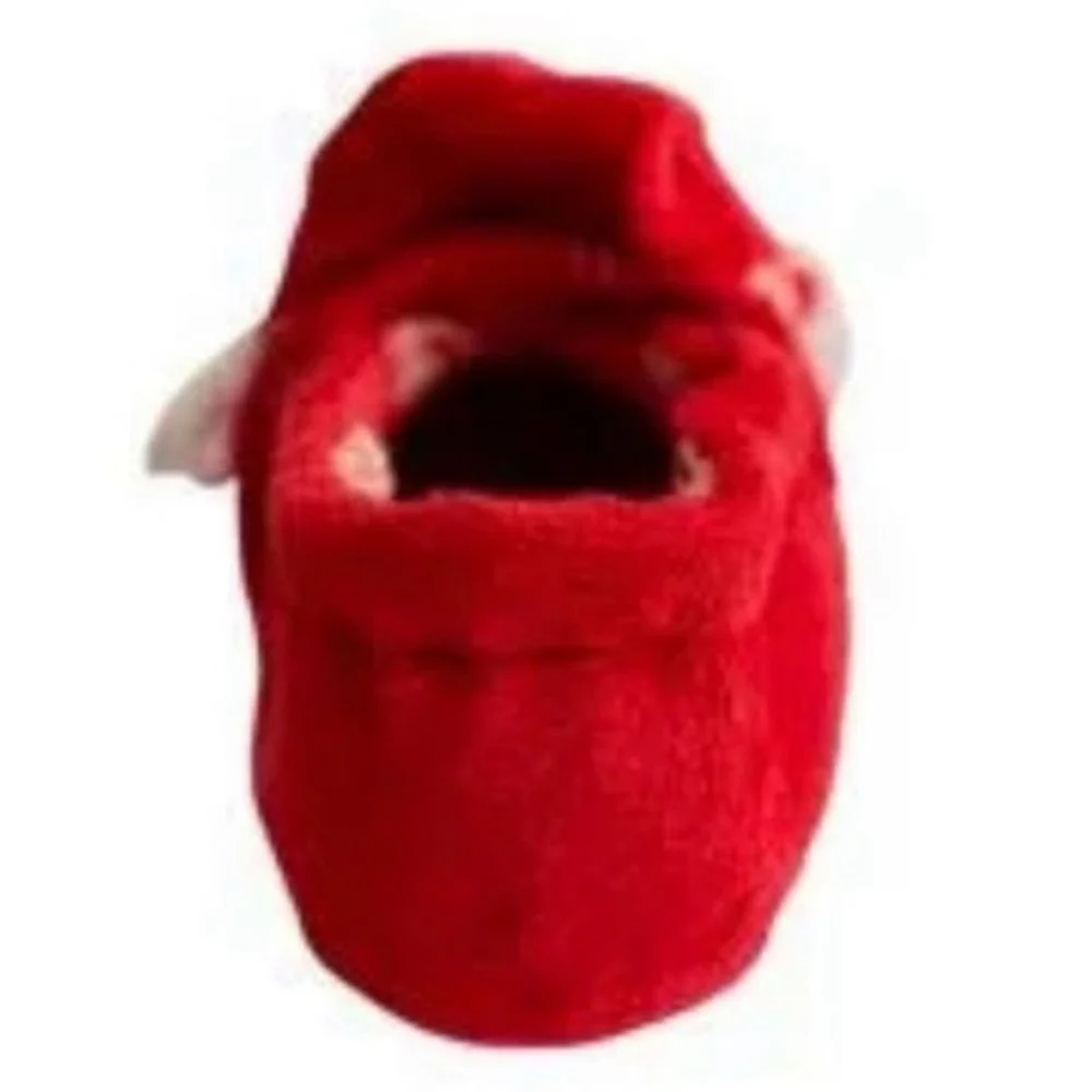 Crown and Ivy Unisex Size 5 Santa House Shoes 12 to 18 Months Christmas Slippers